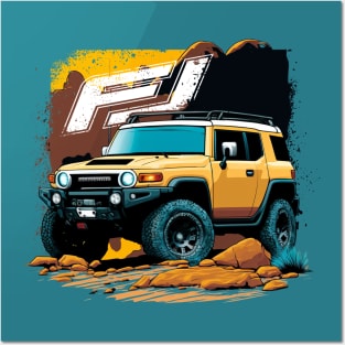 Vintage Style FJ Cruiser Posters and Art